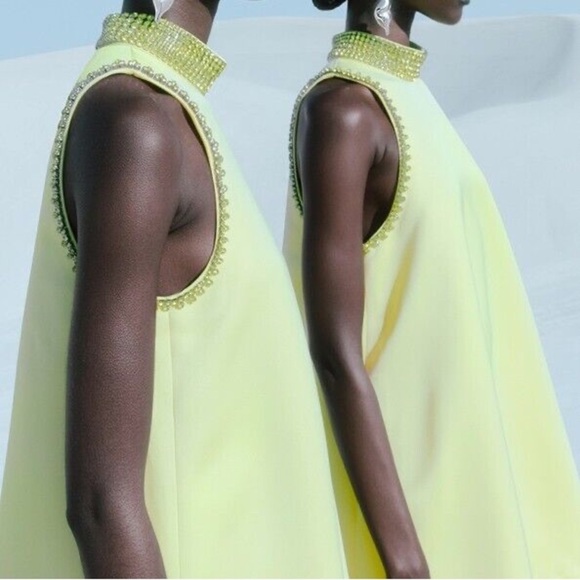 NWOT Rhinestone-embellished A-line Dress H&M - Picture 6 of 7